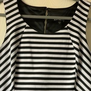 Express Black and White Stripe Dress